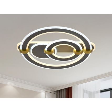 LED Stmívatelné stropní svítidlo LED/120W/230V 3000-6500K + dálkové ovládání