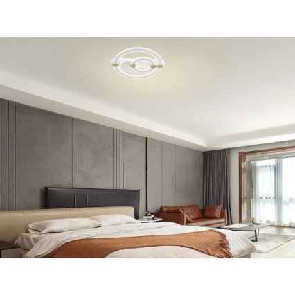 LED Stmívatelné stropní svítidlo LED/120W/230V 3000-6500K + dálkové ovládání