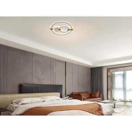 LED Stmívatelné stropní svítidlo LED/120W/230V 3000-6500K + dálkové ovládání