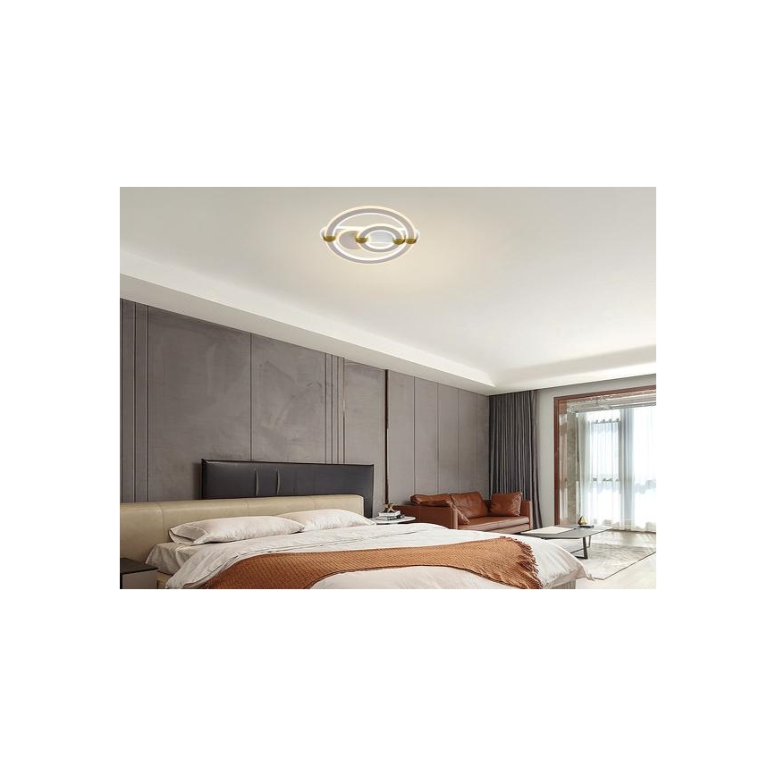 LED Stmívatelné stropní svítidlo LED/120W/230V 3000-6500K + dálkové ovládání
