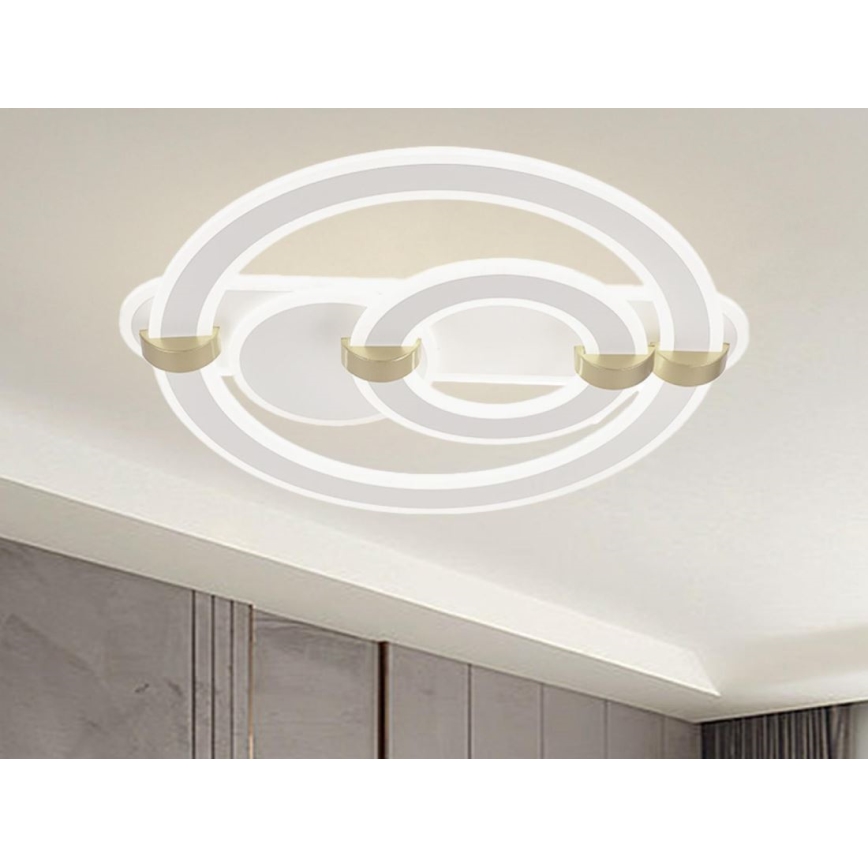 LED Stmívatelné stropní svítidlo LED/120W/230V 3000-6500K + dálkové ovládání