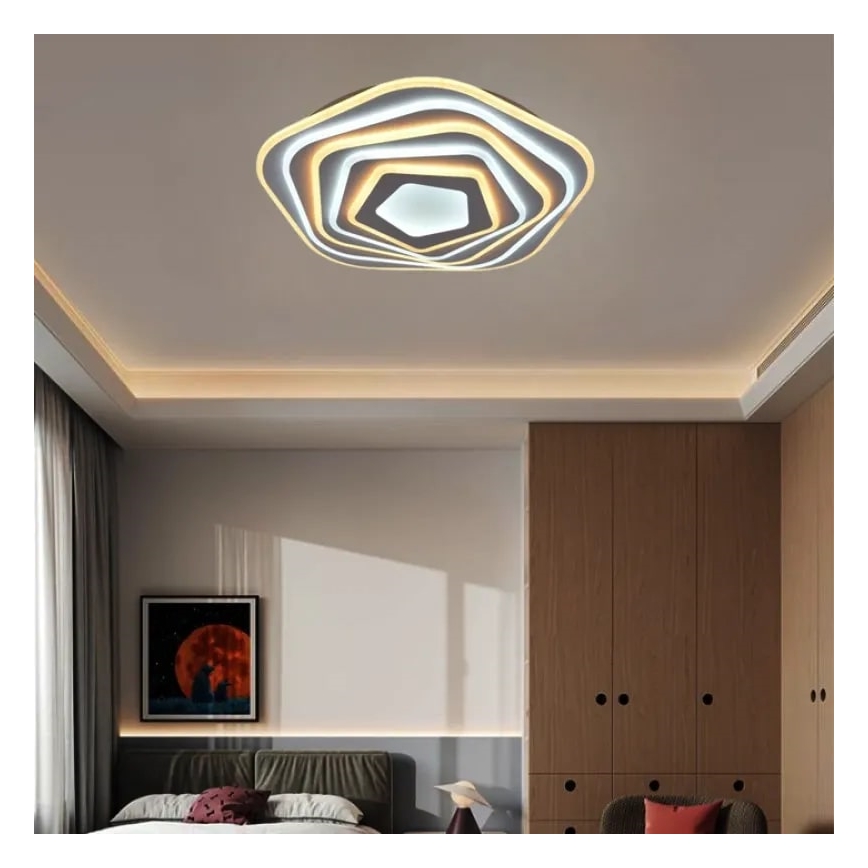 LED Stmívatelné stropní svítidlo LED/125W/230V 3000-6500K + dálkové ovládání