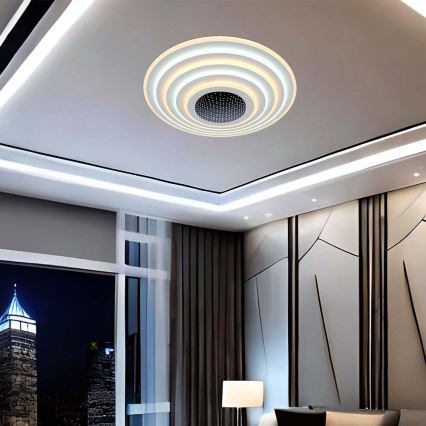 LED Stmívatelné stropní svítidlo LED/125W/230V 3000-6500K + dálkové ovládání