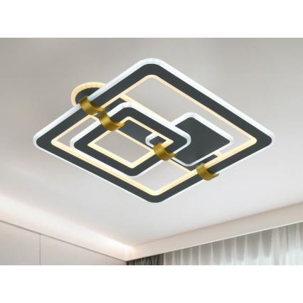 LED Stmívatelné stropní svítidlo LED/140W/230V 3000-6500K + dálkové ovládání