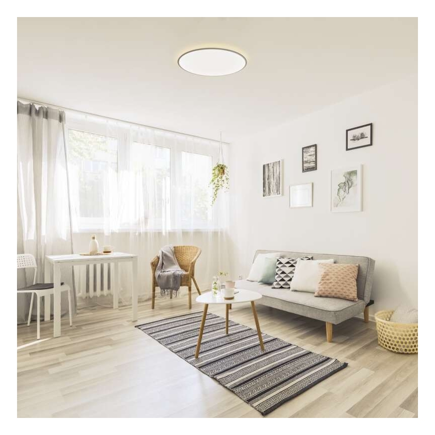 LED Stmívatelné stropní svítidlo LED/24W/230V + dálkové ovládání kulatý 2700K-6500K