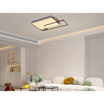 LED Stmívatelné stropní svítidlo LED/280W/230V 3000-6500K + dálkové ovládání