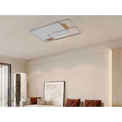 LED Stmívatelné stropní svítidlo LED/280W/230V 3000-6500K + dálkové ovládání
