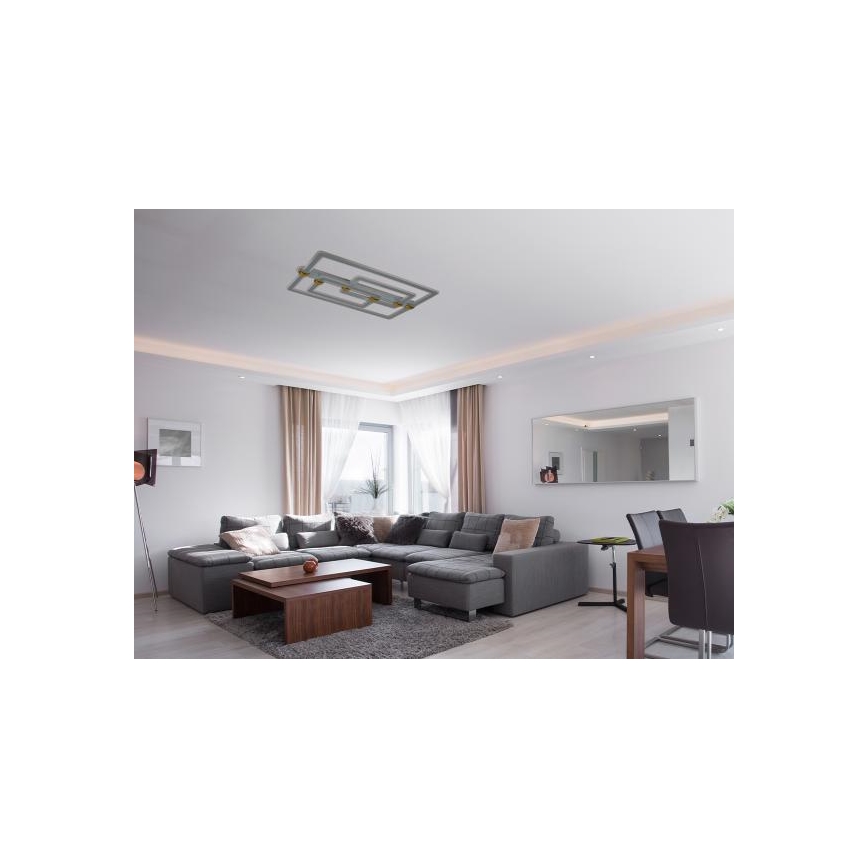 LED Stmívatelné stropní svítidlo LED/280W/230V 3000-6500K + dálkové ovládání