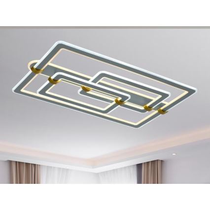 LED Stmívatelné stropní svítidlo LED/280W/230V 3000-6500K + dálkové ovládání