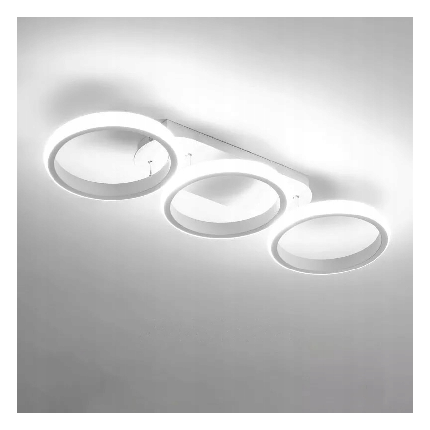 LED Stmívatelné stropní svítidlo LED/30W/230V 3000-6500K bílá Wi-Fi Tuya + dálkové ovládání