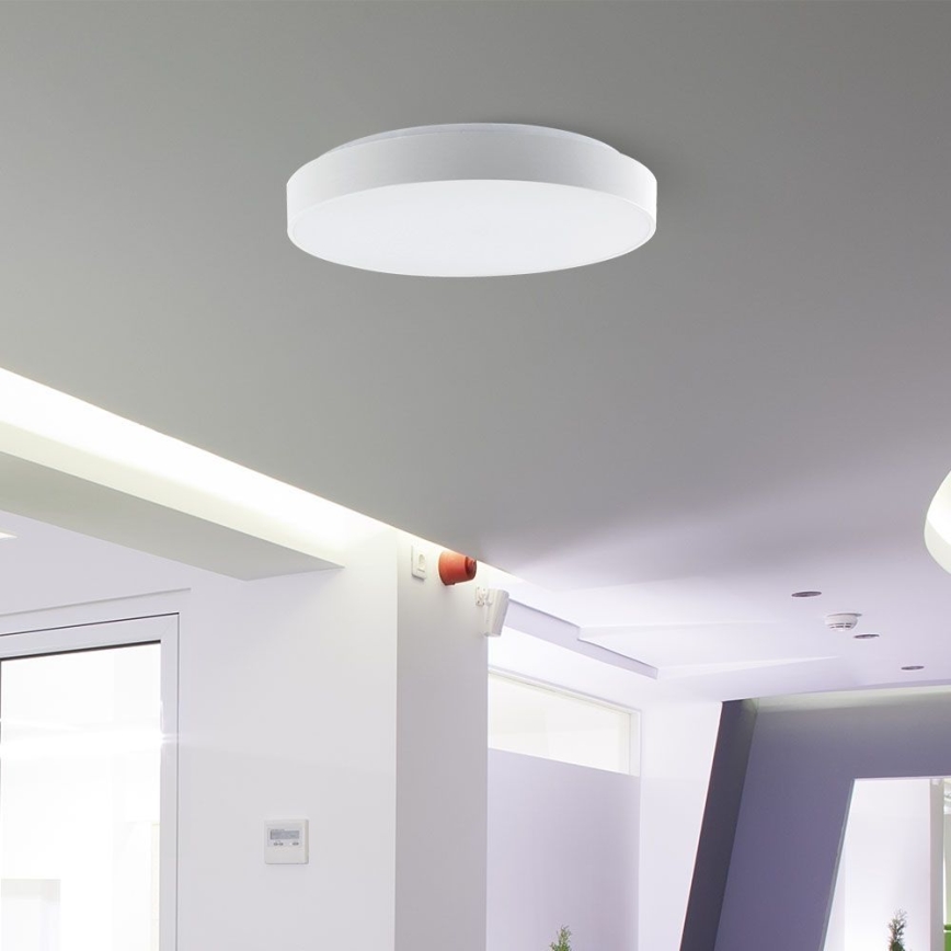 LED Stmívatelné stropní svítidlo LED/40W/230V 3000-6500K 39,5 cm bílá + dálkové ovládání