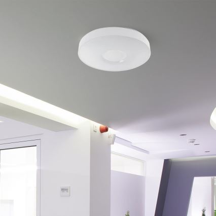 LED Stmívatelné stropní svítidlo LED/40W/230V 3000-6500K 39 cm bílá + dálkové ovládání