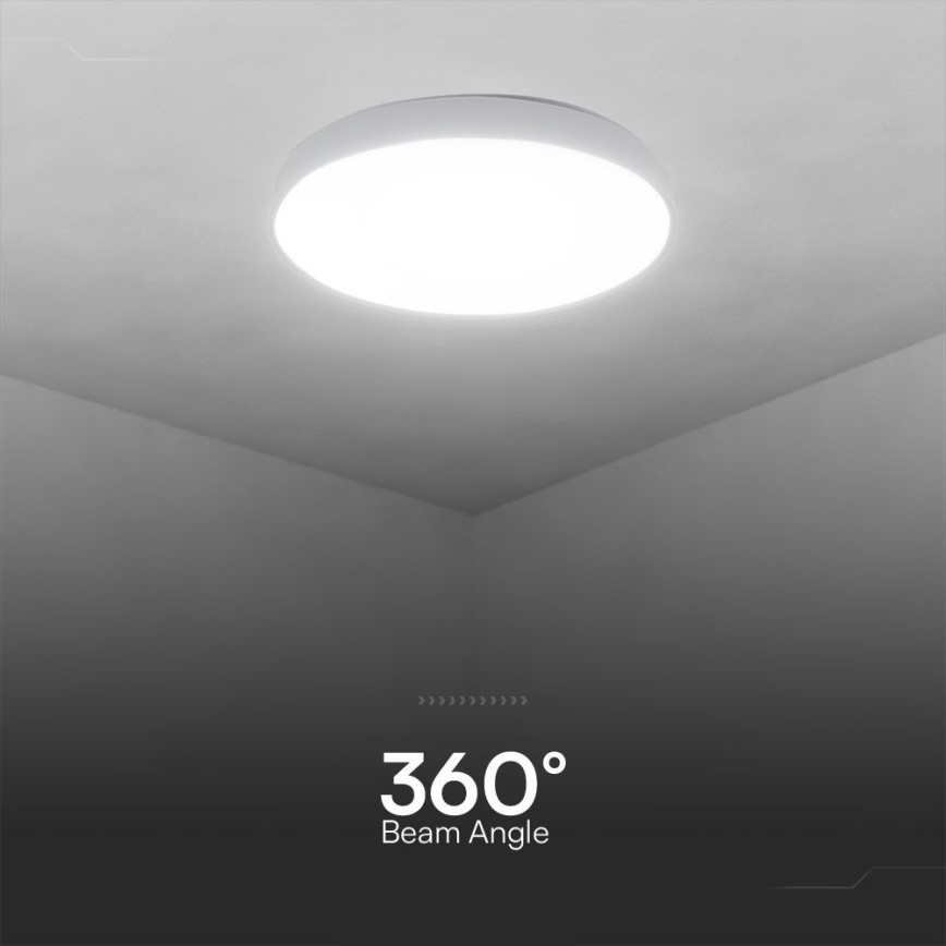 LED Stmívatelné stropní svítidlo LED/40W/230V 3000-6500K 39 cm bílá + dálkové ovládání