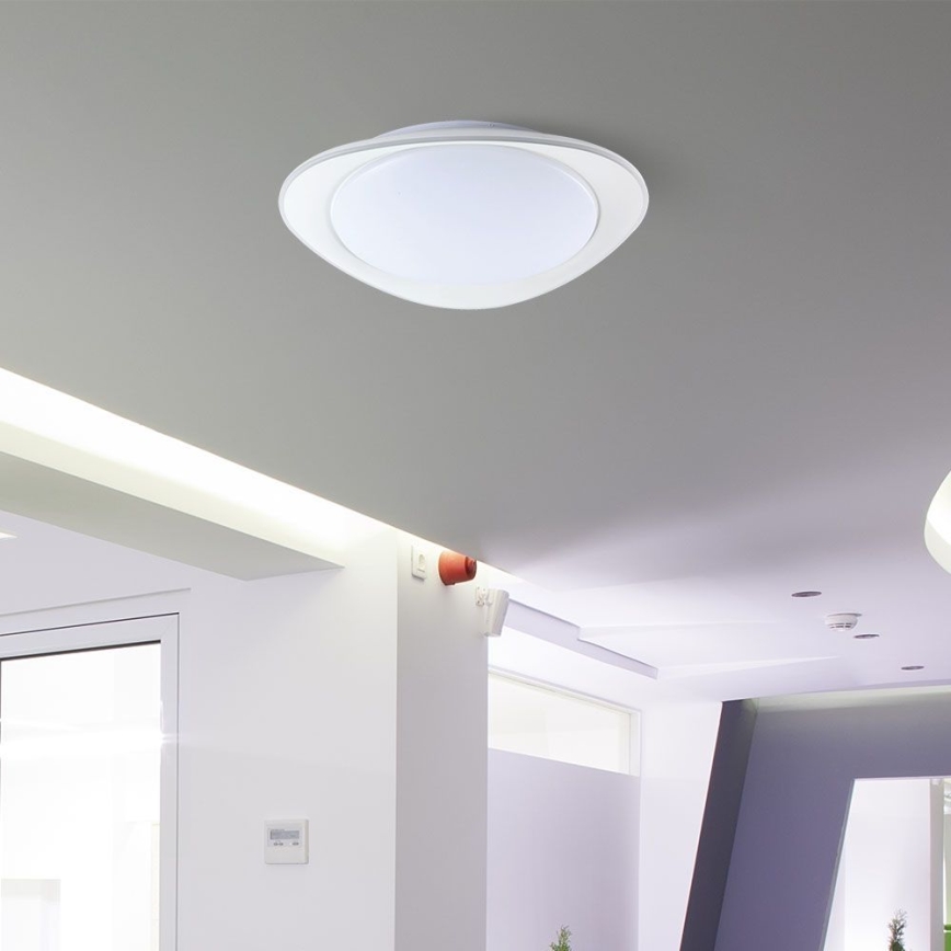 LED Stmívatelné stropní svítidlo LED/40W/230V 3000-6500K 45 cm bílá + dálkové ovládání