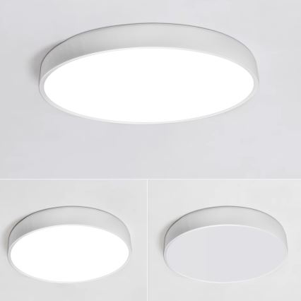 LED Stmívatelné stropní svítidlo LED/40W/230V 3000-6500K pr. 40 cm bílá + dálkové ovládání
