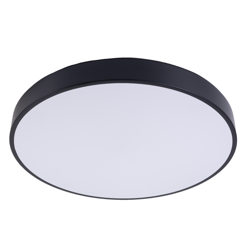LED Stmívatelné stropní svítidlo LED/40W/230V 3000-6500K pr. 40 cm černá + dálkové ovládání