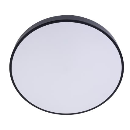 LED Stmívatelné stropní svítidlo LED/40W/230V 3000-6500K pr. 40 cm černá + dálkové ovládání