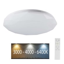 LED Stmívatelné stropní svítidlo LED/40W/230V 3000K/4000K/6500K + dálkové ovládání