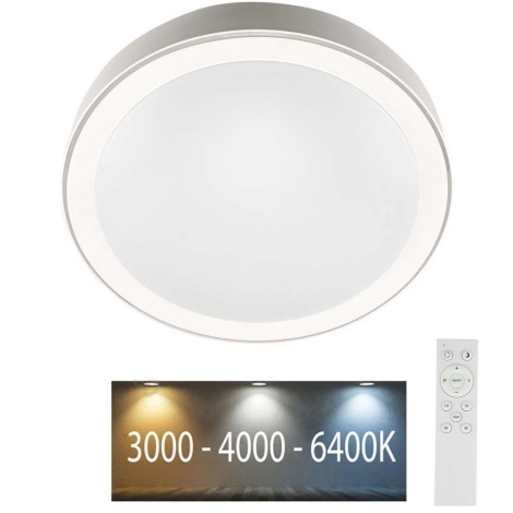 LED Stmívatelné stropní svítidlo LED/40W/230V 3000K/4000K/6500K + dálkové ovládání