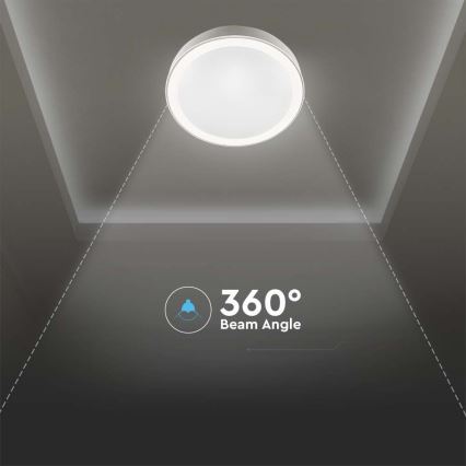 LED Stmívatelné stropní svítidlo LED/40W/230V 3000K/4000K/6500K pr. 41 cm + dálkové ovládání