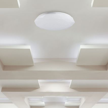 LED Stmívatelné stropní svítidlo LED/40W/230V 3000K/4000K/6500K pr. 50 cm + dálkové ovládání