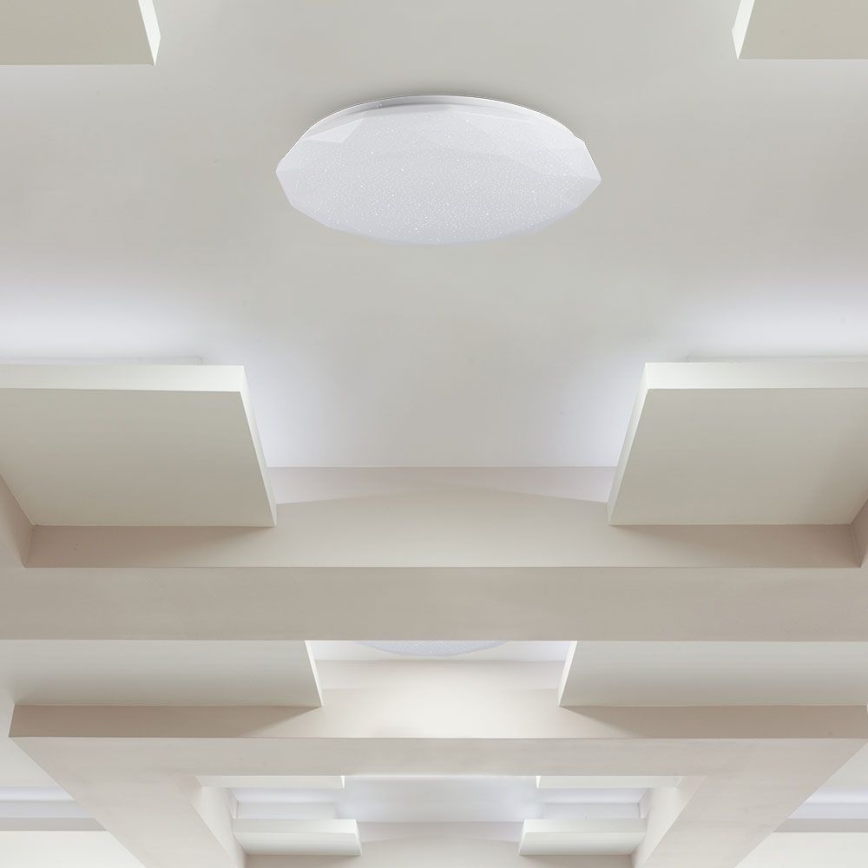 LED Stmívatelné stropní svítidlo LED/40W/230V 3000K/4000K/6500K pr. 50 cm + dálkové ovládání