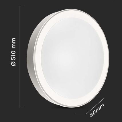 LED Stmívatelné stropní svítidlo LED/40W/230V 3000K/4000K/6500K + dálkové ovládání