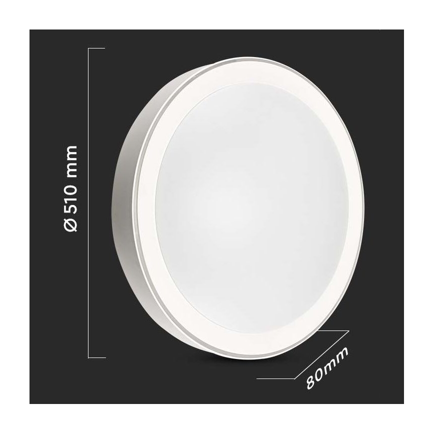 LED Stmívatelné stropní svítidlo LED/40W/230V 3000K/4000K/6500K + dálkové ovládání