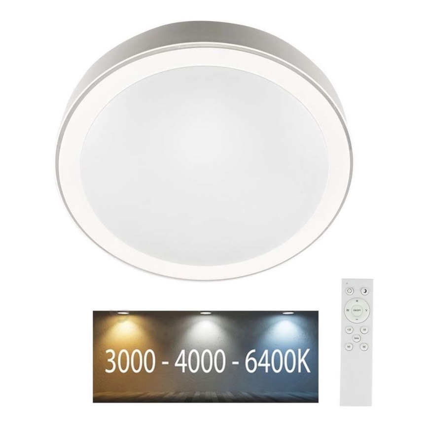 LED Stmívatelné stropní svítidlo LED/40W/230V 3000K/4000K/6500K pr. 41 cm + dálkové ovládání