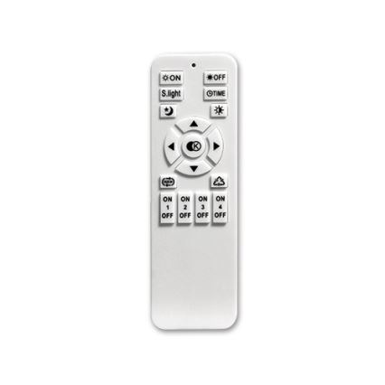 LED Stmívatelné stropní svítidlo LED/45W/230V 3000-6500K černá + dálkové ovládání