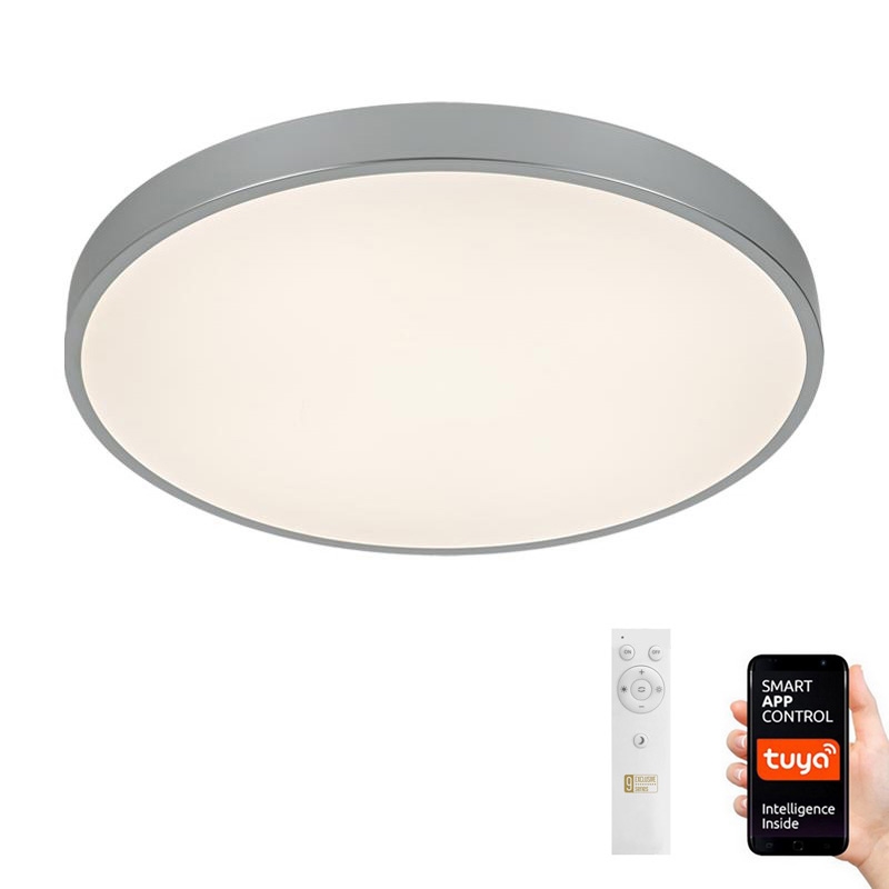 LED Stmívatelné stropní svítidlo LED/48W/230V 2700-6500K Wi-Fi Tuya + dálkové ovládání