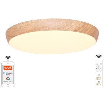 LED Stmívatelné stropní svítidlo LED/48W/230V 2700-6500K Wi-Fi Tuya + dálkové ovládání