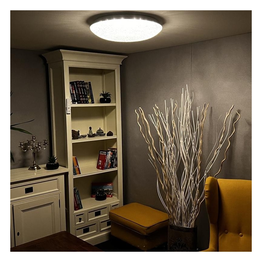 LED Stmívatelné stropní svítidlo LED/48W/230V 2700-6500K Wi-Fi Tuya + dálkové ovládání