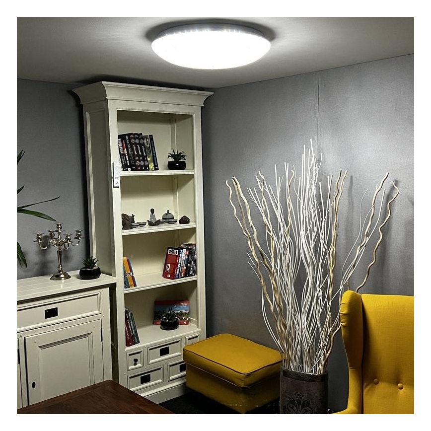 LED Stmívatelné stropní svítidlo LED/48W/230V 2700-6500K Wi-Fi Tuya + dálkové ovládání