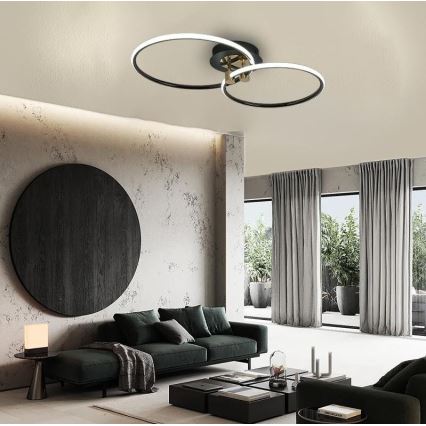 LED Stmívatelné stropní svítidlo LED/48W/230V 3000-6500K + dálkové ovládání