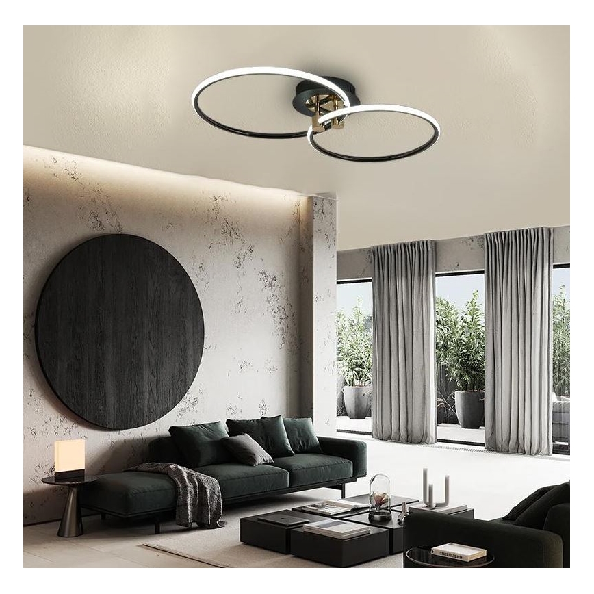 LED Stmívatelné stropní svítidlo LED/48W/230V 3000-6500K + dálkové ovládání