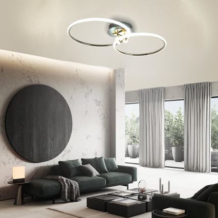LED Stmívatelné stropní svítidlo LED/48W/230V 3000-6500K + dálkové ovládání