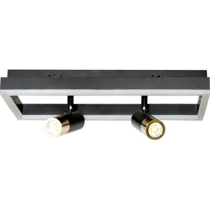LED Stmívatelné stropní svítidlo LED/50W/230V 3000-6500K černá + dálkové ovládání