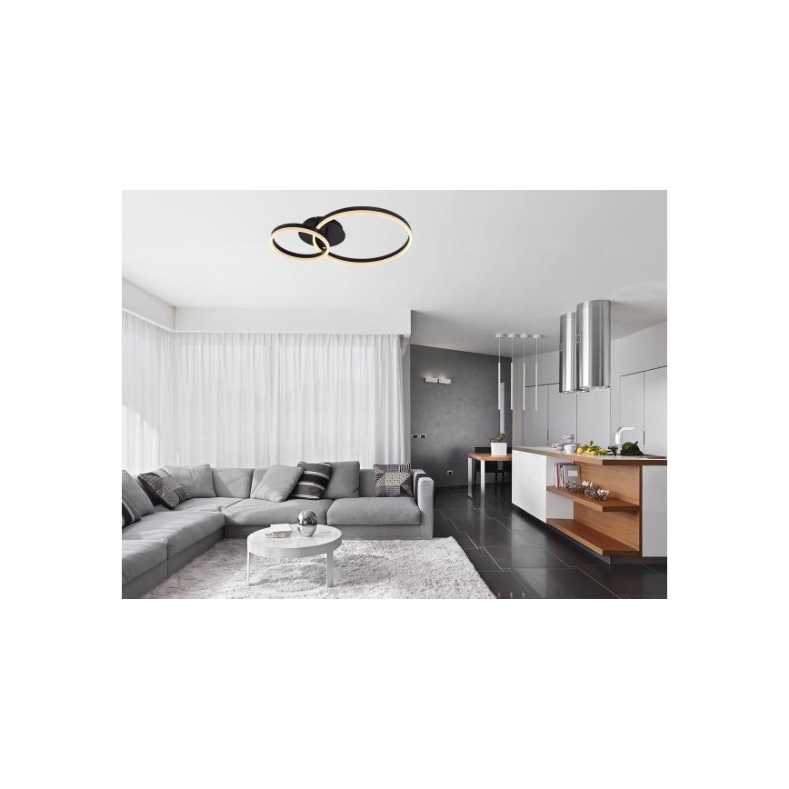 LED Stmívatelné stropní svítidlo LED/55W/230V 3000-6500K + dálkové ovládání