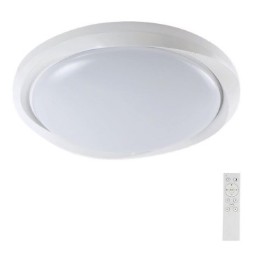 LED Stmívatelné stropní svítidlo LED/60W/230V 3000-6500K 49,2 cm bílá + dálkové ovládání