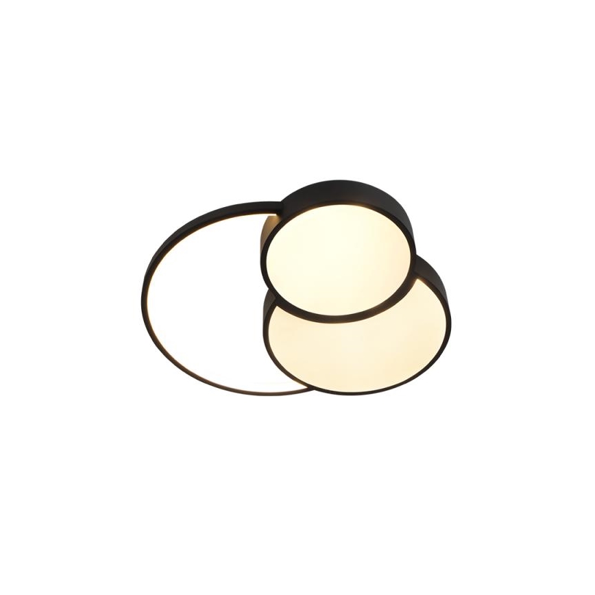 LED Stmívatelné stropní svítidlo LED/60W/230V 3000-6500K černá + dálkové ovládání