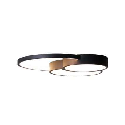 LED Stmívatelné stropní svítidlo LED/60W/230V 3000-6500K černá + dálkové ovládání