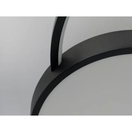 LED Stmívatelné stropní svítidlo LED/60W/230V 3000-6500K černá + dálkové ovládání