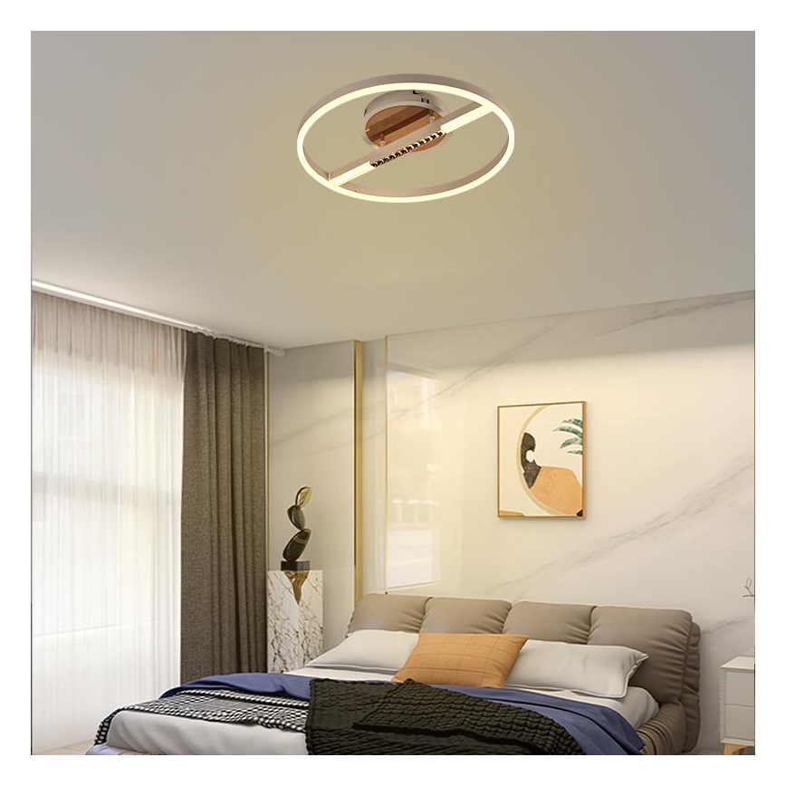 LED Stmívatelné stropní svítidlo LED/60W/230V 3000-6500K + dálkové ovládání
