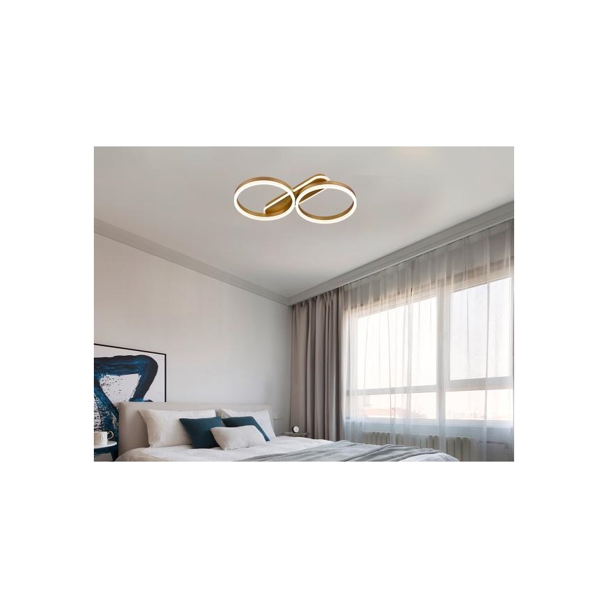 LED Stmívatelné stropní svítidlo LED/60W/230V 3000-6500K + dálkové ovládání