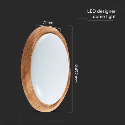 LED Stmívatelné stropní svítidlo LED/60W/230V 3000-6500K + dálkové ovládání