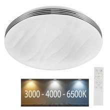 LED Stmívatelné stropní svítidlo LED/60W/230V 3000K/4000K/6500K + dálkové ovládání