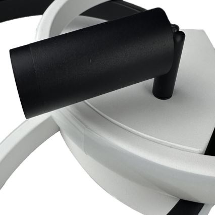 LED Stmívatelné stropní svítidlo LED/70W/230V 3000-6500K bílá/černá + dálkové ovládání