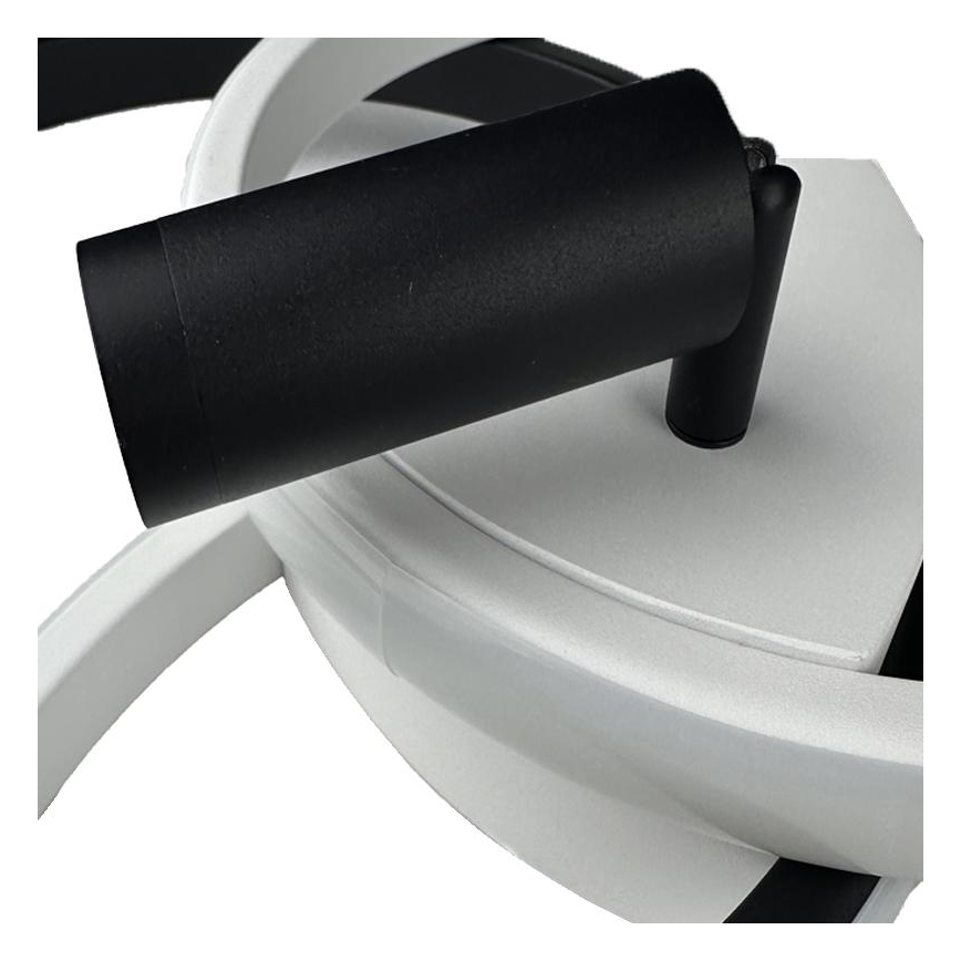 LED Stmívatelné stropní svítidlo LED/70W/230V 3000-6500K bílá/černá + dálkové ovládání
