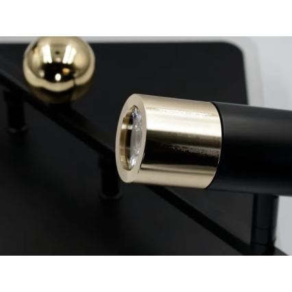 LED Stmívatelné stropní svítidlo LED/70W/230V 3000-6500K černá + dálkové ovládání
